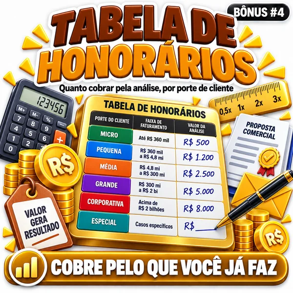 Bônus Tabela de Honorários