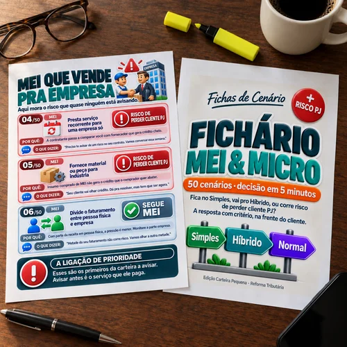 Fichas impressas sobre a mesa do escritório
